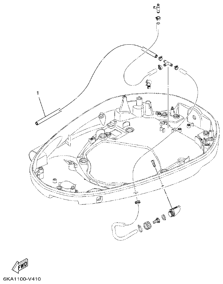 Yamaha F350BST, FL350BST OPTIONAL PARTS 1 parts diagram